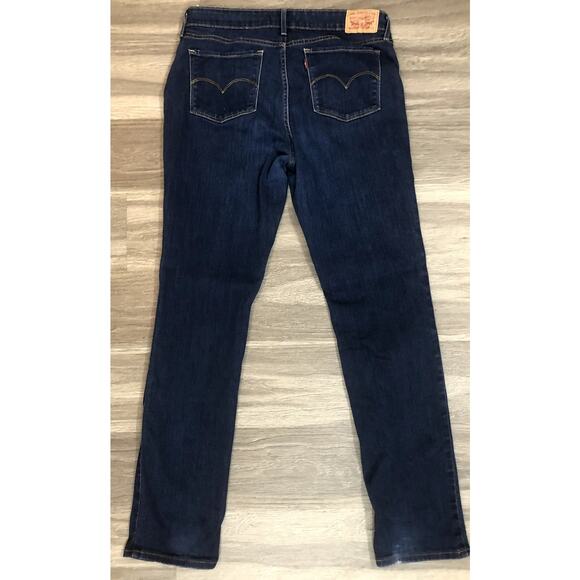 Levis 712 Slim Womens Jeans Dark Wash Size 32Wx32L - Picture 3 of 12